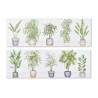 Quadro DKD Home Decor Impianto (90 x 2,3 x 30 cm) (90 x 1,5 x 30 cm) (2 Unità)