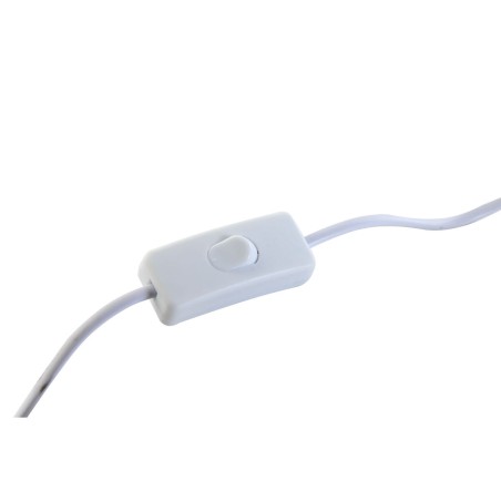 Lampada da tavolo Home ESPRIT Bianco Beige Ceramica 220 V 15 x 15 x 28 cm (2 Unità)