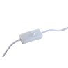 Lampada da tavolo Home ESPRIT Bianco Beige Ceramica 220 V 15 x 15 x 28 cm (2 Unità)