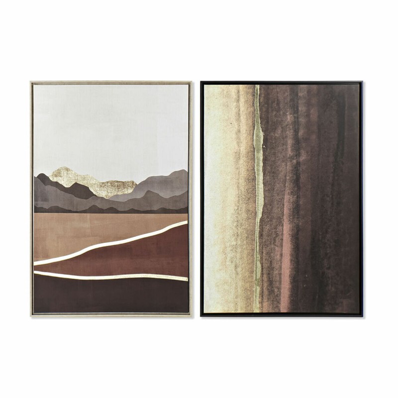 Quadro DKD Home Decor 84 x 4,5 x 124 cm 83 x 4,5 x 124 cm Astratto (2 Unità) Quadro DKD Home Decor 84 x 4,5 x 124 cm 83 x 4,5 x 124 cm Astratto (2 Unità)
