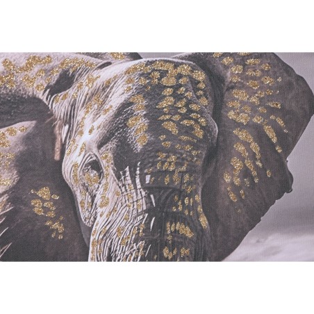Quadro Home ESPRIT Beige Grigio Elefante Coloniale Porporina 150 x 4 x 50 cm (2 Unità)