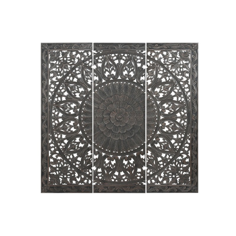 Testiera del Letto Home ESPRIT Grigio scuro 180 x 3,5 x 180 cm Testiera del Letto Home ESPRIT Grigio scuro 180 x 3,5 x 180 cm
