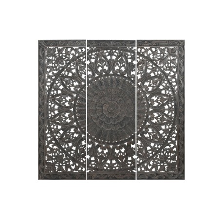 Testiera del Letto Home ESPRIT Grigio scuro 180 x 3,5 x 180 cm