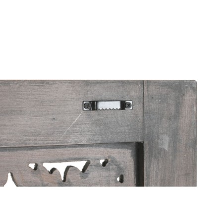 Testiera del Letto Home ESPRIT Grigio scuro 180 x 3,5 x 180 cm