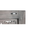 Testiera del Letto Home ESPRIT Grigio scuro 180 x 3,5 x 180 cm