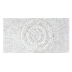 Testiera del Letto Home ESPRIT Bianco 160 x 3 x 80 cm