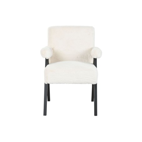 Poltrona Home ESPRIT Bianco Legno 54 x 64 x 86 cm