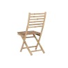 Sedia da giardino Home ESPRIT Marrone Bambù 45 x 55 x 95 cm