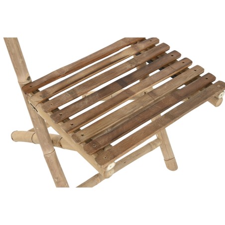 Sedia da giardino Home ESPRIT Marrone Bambù 45 x 55 x 95 cm