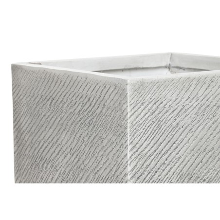 Vaso Home ESPRIT Grigio Magnesio 37 x 37 x 31,5 cm (4 Unità)