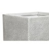 Vaso Home ESPRIT Grigio Magnesio 37 x 37 x 31,5 cm (4 Unità)