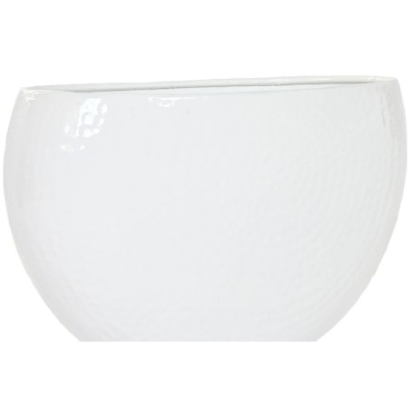 Vaso Home ESPRIT Bianco Alluminio 54 x 24 x 36 cm 54 x 25 x 36 cm (5 Unità)