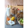 Cestello per posate DKD Home Decor Marrone Ferro 20 x 10 x 12 cm