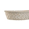 Set di Cestini Home ESPRIT Bianco Naturale Bambù Rattan 29 x 22 x 7 cm