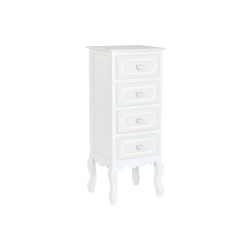 Cassettiera Home ESPRIT Bianco Romantico 40 x 36 x 100 cm