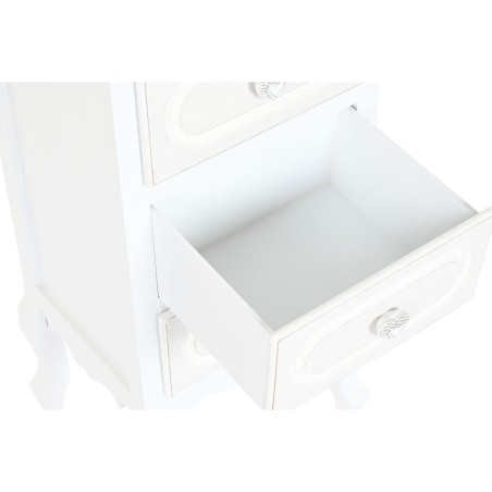 Cassettiera Home ESPRIT Bianco Romantico 40 x 36 x 100 cm