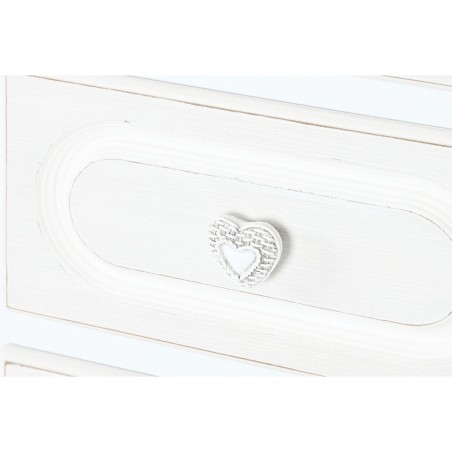 Cassettiera Home ESPRIT Bianco Romantico 40 x 36 x 100 cm
