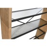 Scaffale Home ESPRIT Metallo Cristallo Legno di abete 120 x 31 x 158 cm
