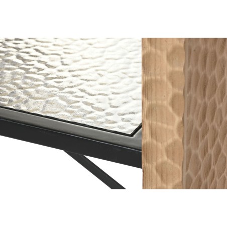 Scaffale Home ESPRIT Metallo Cristallo Legno di abete 120 x 31 x 158 cm