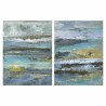 Quadro DKD Home Decor Astratto Moderno (60 x 2,5 x 80 cm) (2 Unità)