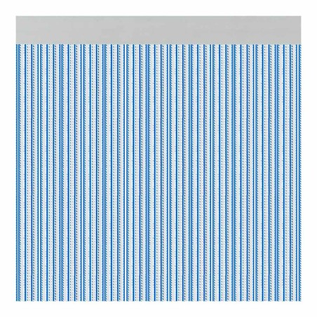 Tenda Acudam Brescia Porte Azzurro Esterno PVC Alluminio 90 x 210 cm