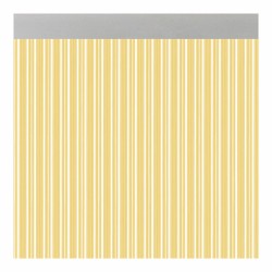 Tenda Acudam Ferrara Porte Giallo Trasparente Esterno PVC Alluminio 90 x 210 cm