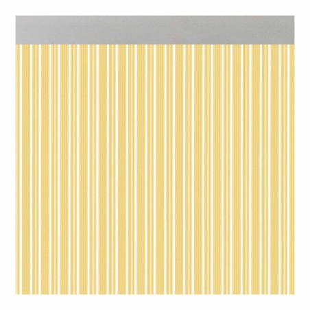 Tenda Acudam Ferrara Porte Giallo Trasparente Esterno PVC Alluminio 90 x 210 cm