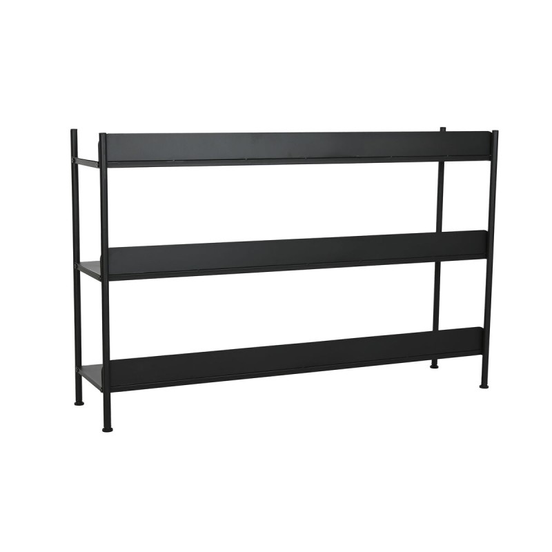 Scaffale Home ESPRIT Nero Metallo 120 x 30 x 76 cm Scaffale Home ESPRIT Nero Metallo 120 x 30 x 76 cm
