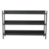 Scaffale Home ESPRIT Nero Metallo 120 x 30 x 76 cm