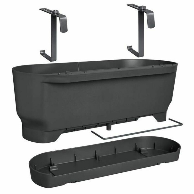 Vaso Elho Greenville 21,2 x 52 x 19,4 cm Nero Ø 52 cm Vaso Elho Greenville 21,2 x 52 x 19,4 cm Nero Ø 52 cm