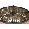 Lampadario Home ESPRIT Marrone Naturale Legno Metallo 50 W 61 x 61 x 117 cm