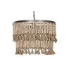 Lampadario Home ESPRIT Marrone Naturale Legno Metallo 50 W 61 x 61 x 117 cm