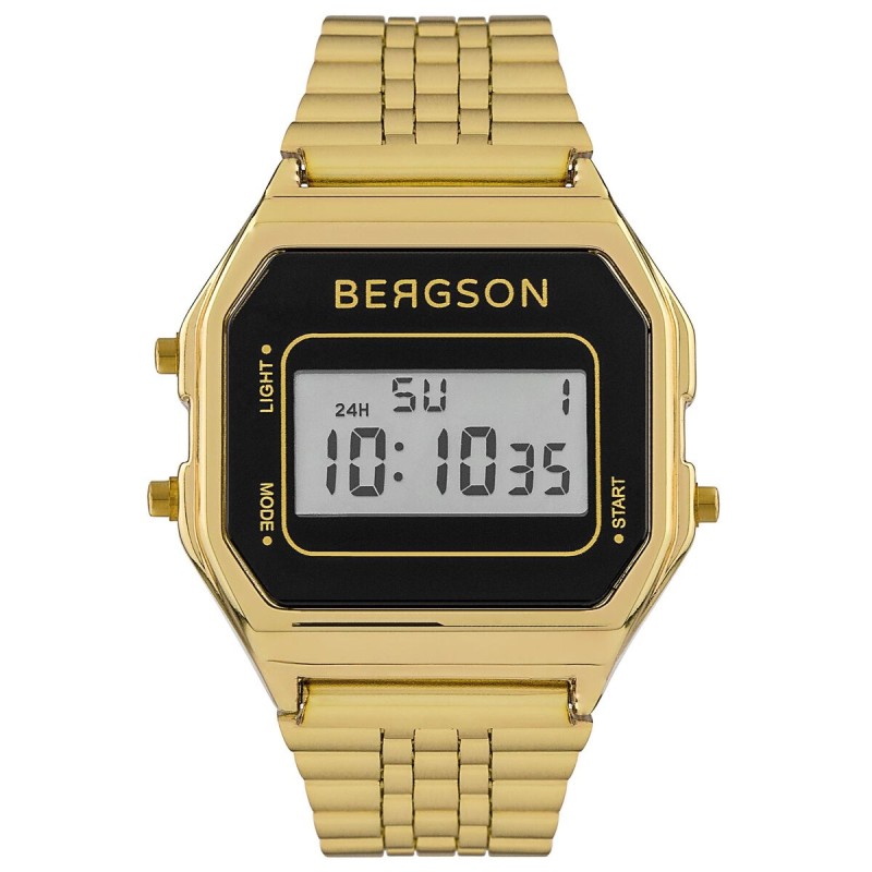 Orologio Unisex Bergson BGW8159U3 Nero (Ø 34 mm) Orologio Unisex Bergson BGW8159U3 Nero (Ø 34 mm)