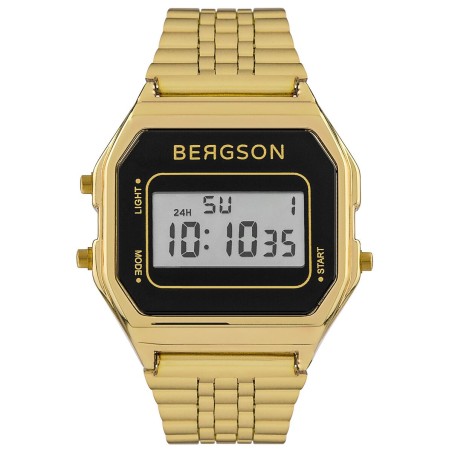 Orologio Unisex Bergson BGW8159U3 Nero (Ø 34 mm)
