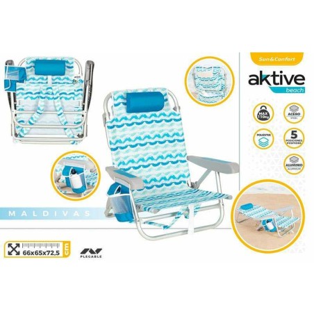 Sedia pieghevole con Borsa Frigo Aktive 66 x 65 x 72.5 cm