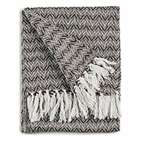 Copridivano ITEM NO.25 PLAIDS Marrone Grigio Naturale 160 x 130 cm Spiga (12 Unità)