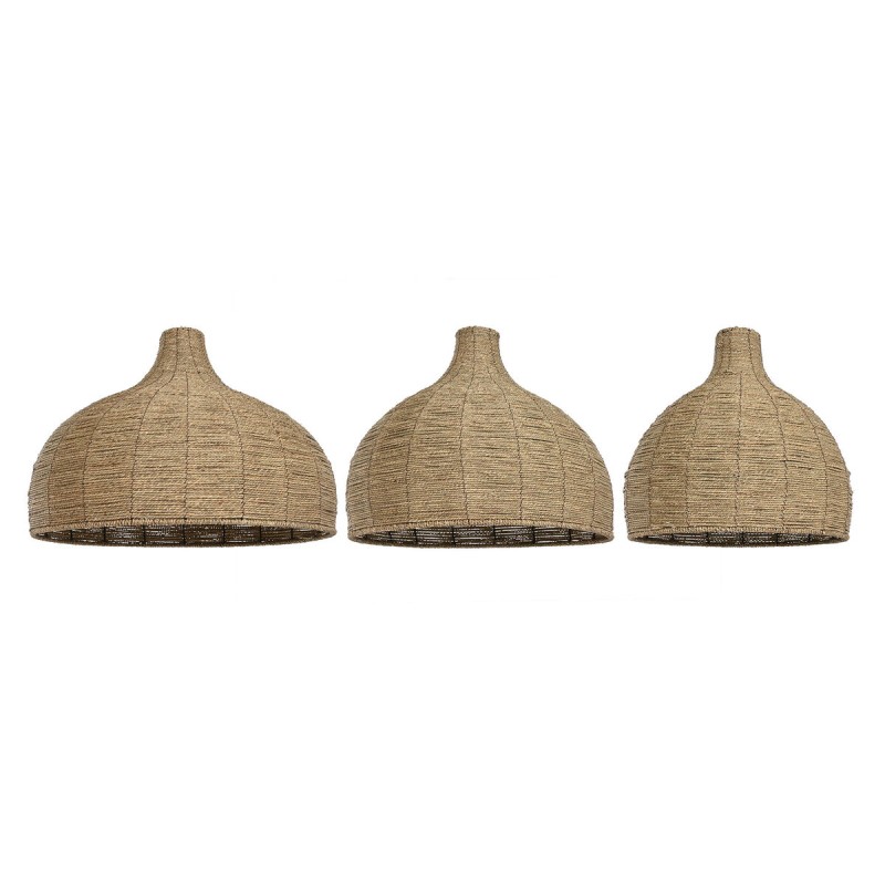 Paralume Home ESPRIT Marrone Fibra Naturale 70 x 70 x 50 cm (3 Pezzi) Paralume Home ESPRIT Marrone Fibra Naturale 70 x 70 x 50 cm (3 Pezzi)