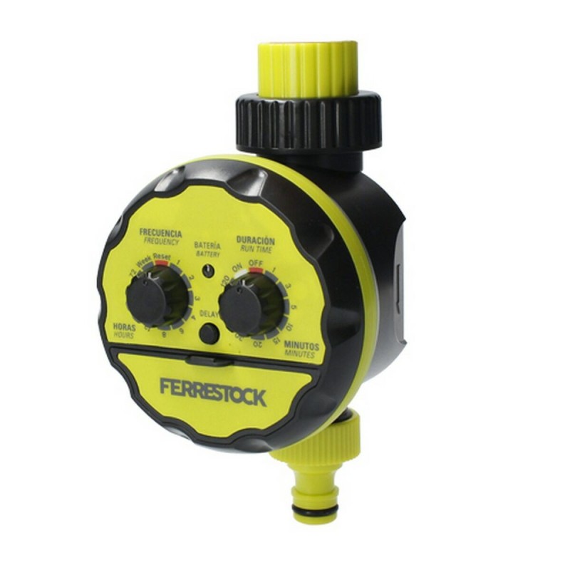 Programmatore di irrigazione Ferrestock Giallo Programmatore di irrigazione Ferrestock Giallo