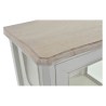 Stand Espositore DKD Home Decor Cristallo Naturale Legno Bianco (48 x 35 x 160 cm)