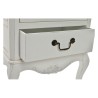 Stand Espositore DKD Home Decor Cristallo Naturale Legno Bianco (48 x 35 x 160 cm)