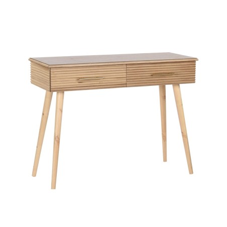 Ingresso DKD Home Decor 100 x 40 x 76 cm Dorato Marrone Chiaro Legno di paulownia Legno MDF