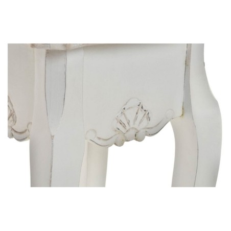 Tavolo aggiuntivo DKD Home Decor Versalles Abete Legno Bianco 35 x 35 x 80 cm