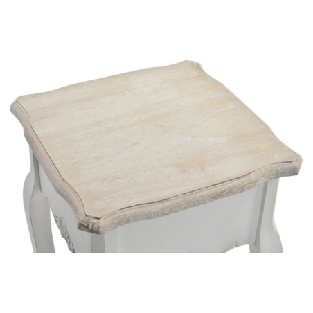 Tavolo aggiuntivo DKD Home Decor Versalles Abete Legno Bianco 35 x 35 x 80 cm