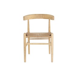 Sedia da Sala da Pranzo DKD Home Decor Naturale 55 x 46 x 80 cm
