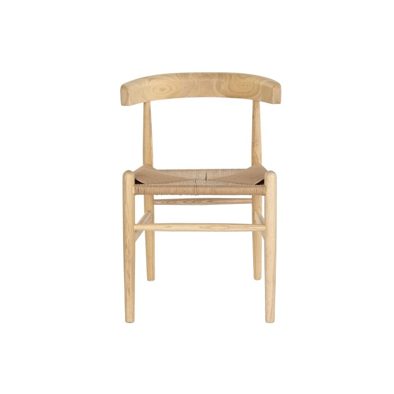 Sedia da Sala da Pranzo DKD Home Decor Naturale 55 x 46 x 80 cm Sedia da Sala da Pranzo DKD Home Decor Naturale 55 x 46 x 80 cm
