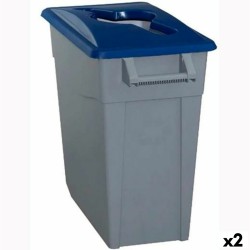 Secchio per Raccolta Differenziata Denox Azzurro 65 L (2 Unità)