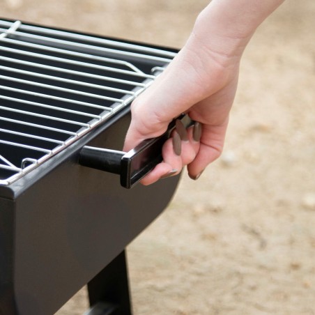 Barbecue Portatile Aktive Acciaio 45 x 25 x 30 cm Nero (2 Unità)
