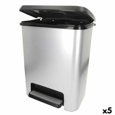 Secchio della spazzatura Curver Grigio Plastica 25 L (5 Unità)