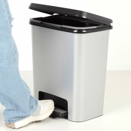 Secchio della spazzatura Curver Grigio Plastica 25 L (5 Unità)