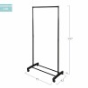 Appendiabiti Max Home Acciaio Plastica 75 x 157 x 42 cm (4 Unità)